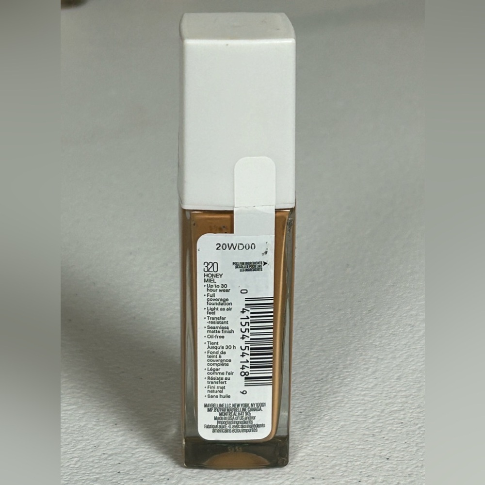 Maybelline super Stay Active Wear 30H foundation #320 Honey NIP - Picture 4 of 4